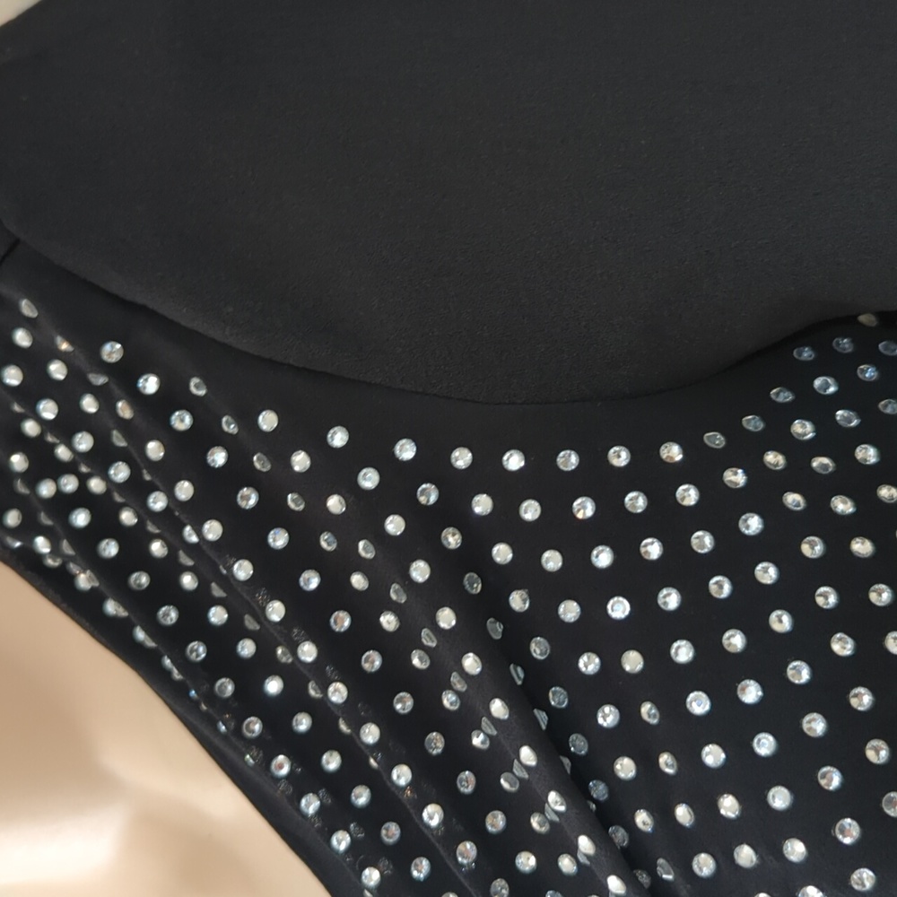 Express One Shoulder Rhinestone Mini Dress - Picture 9 of 16